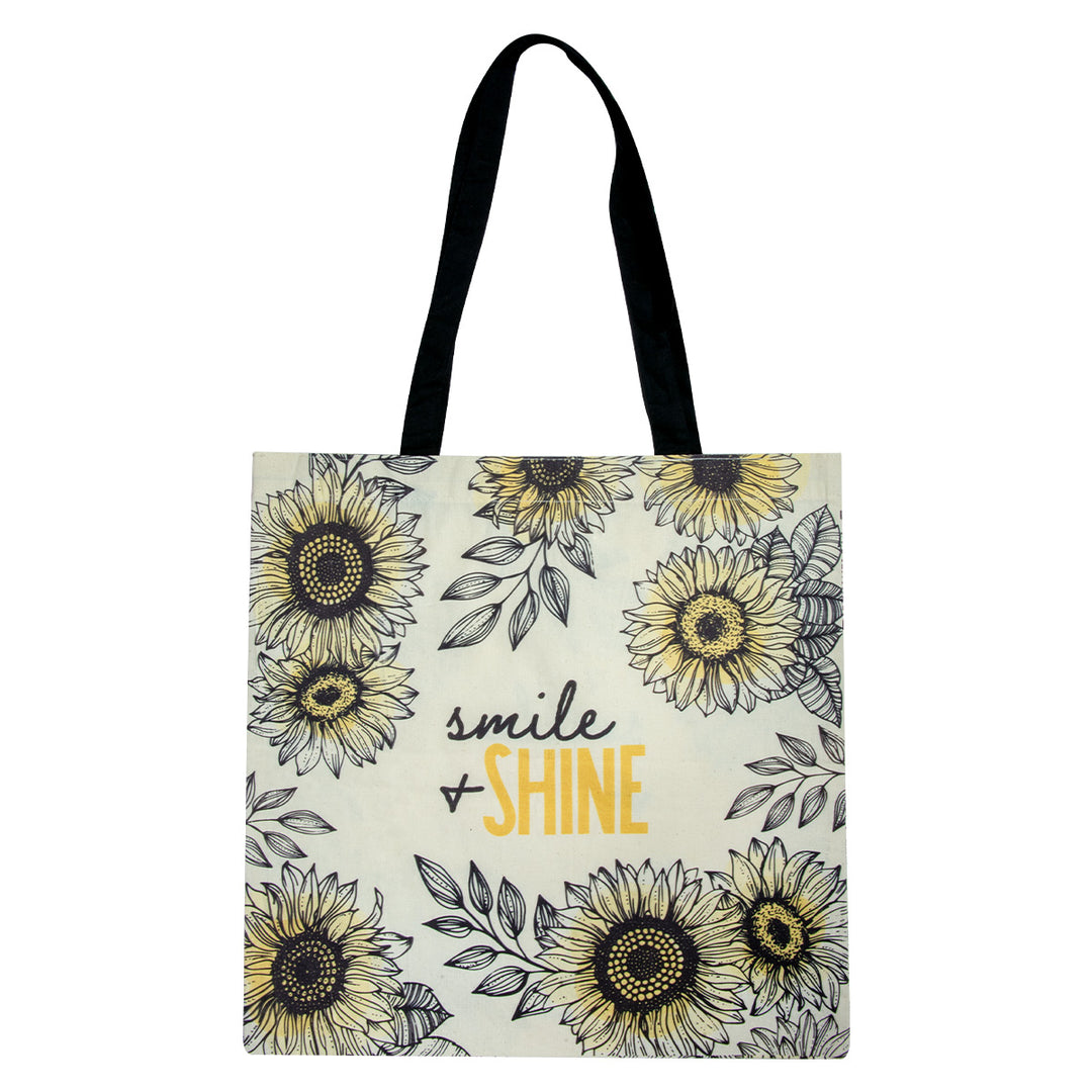 Smile And Shine Canvas Tote Bag