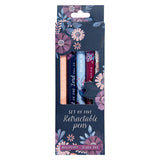 Hope In The Lord Five Piece Retractable Pen Set - Proverbs 3:5
