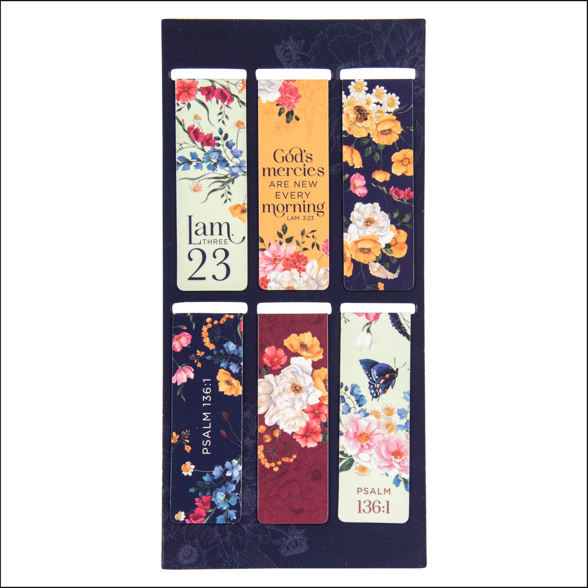 New Mercies Six Piece Magnetic Bookmark Set