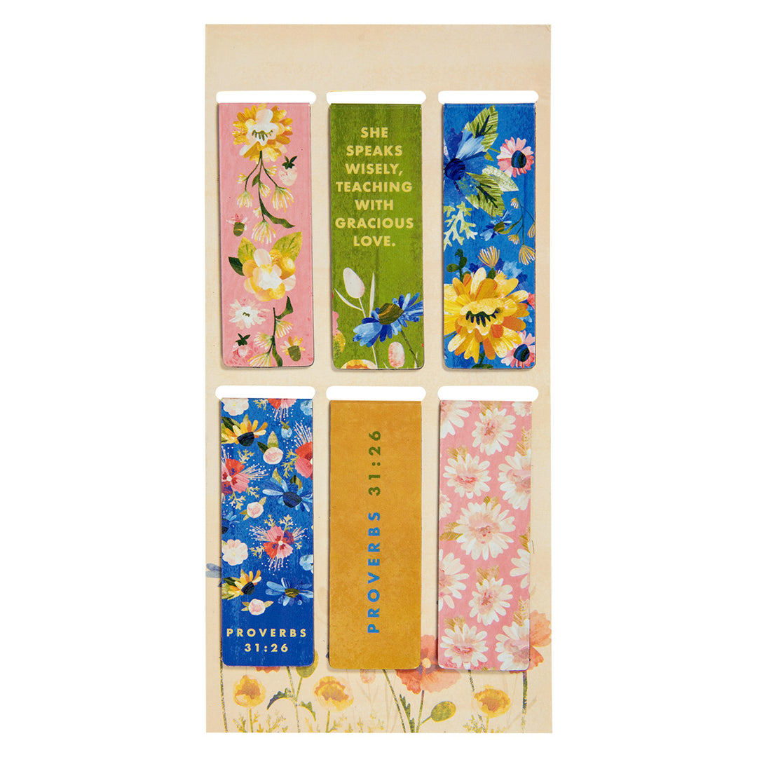 Teacher Collection Six Piece Magnetic Bookmark Set