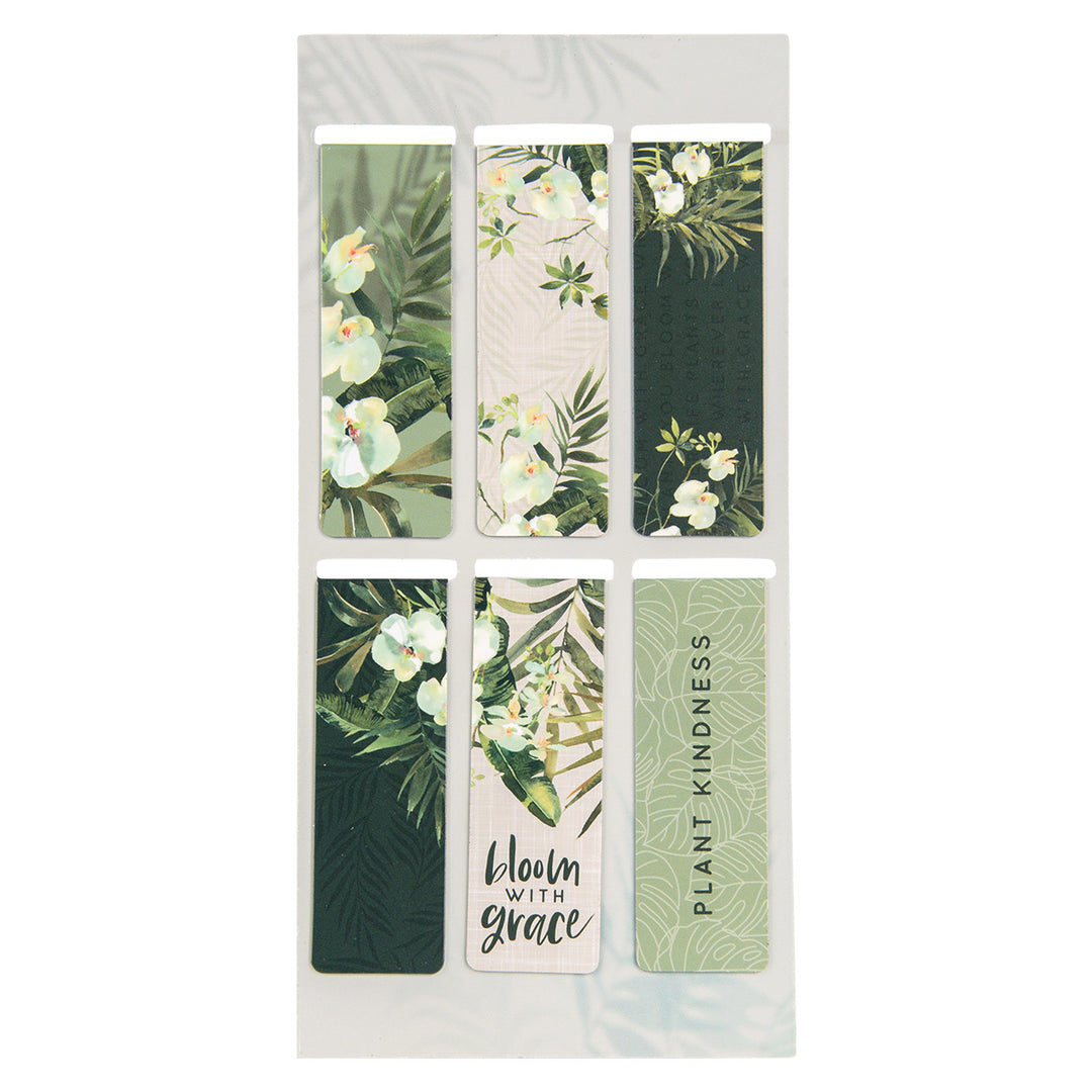 Bloom With Grace Six Piece Magnetic Bookmark Set