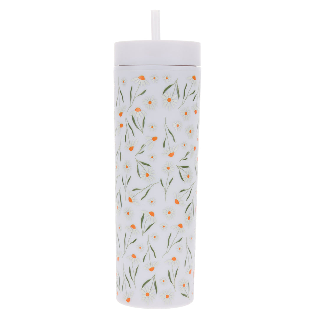 Life Is Beautiful Plastic Tumbler With Straw