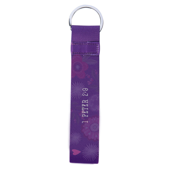 Chosen, Loved, Beautiful Neoprene Wristlet Key Ring