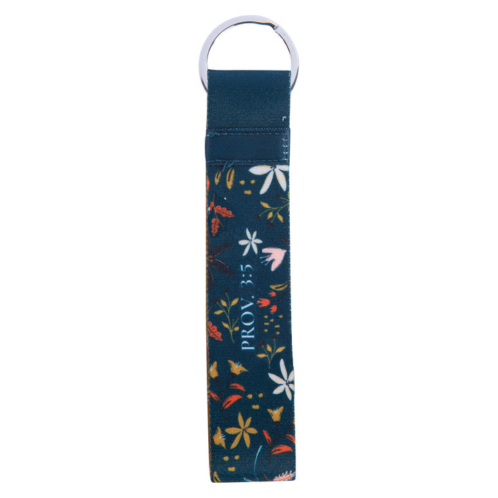 Trust In The Lord Neoprene Wristlet Key Ring