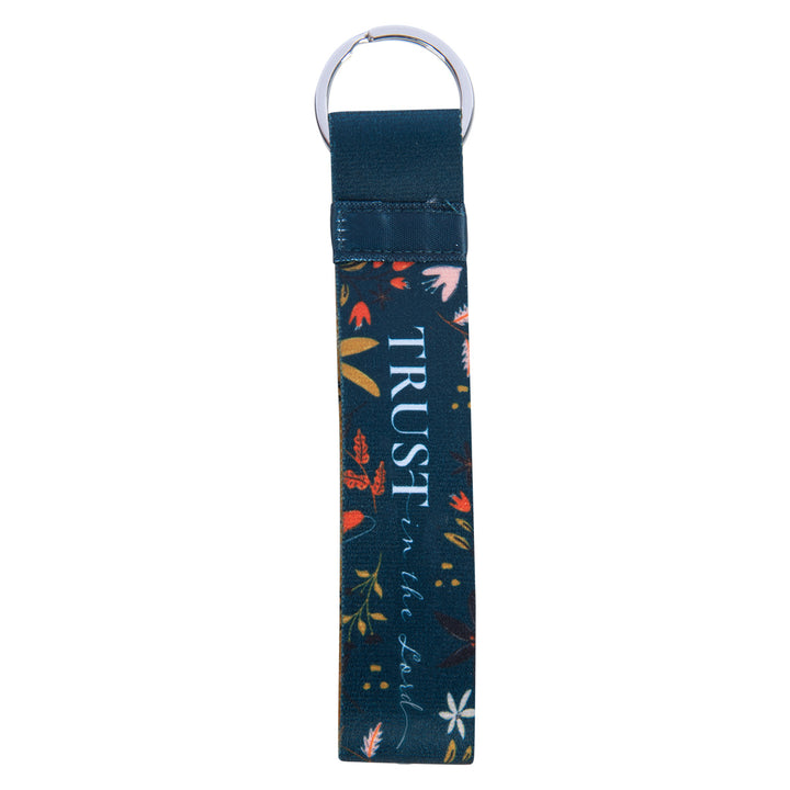 Trust In The Lord Neoprene Wristlet Key Ring