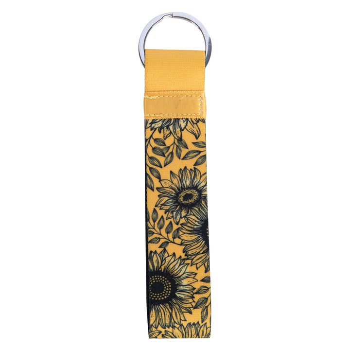 You Are My Sunshine Neoprene Wristlet Key Ring