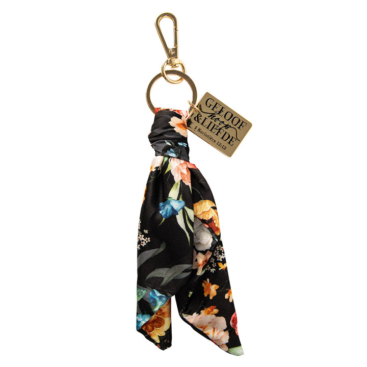 Geloof Hoop en Liefde Afrikaans Polyester Key Ring - 1 Korintiërs 13:13