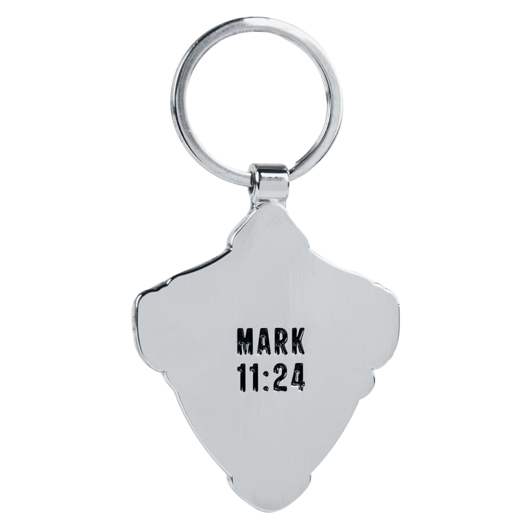 Prayer Warrior Metal Key Ring