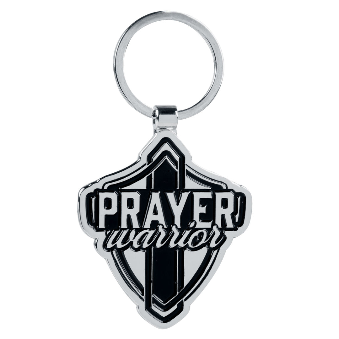Prayer Warrior Metal Key Ring