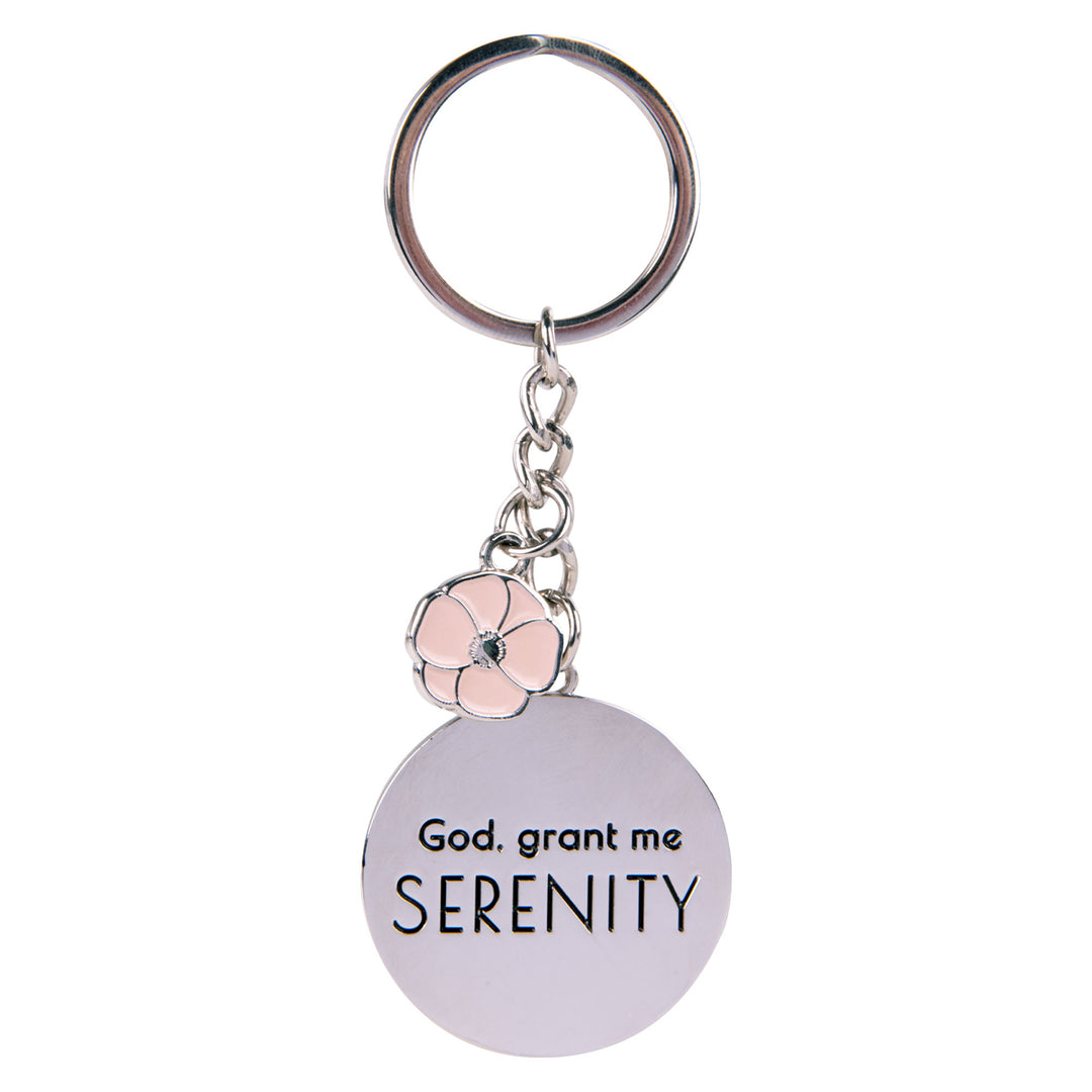 God Grant Me Serenity Epoxy Metal Key Ring