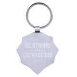 Brown Lion Metal Key Ring