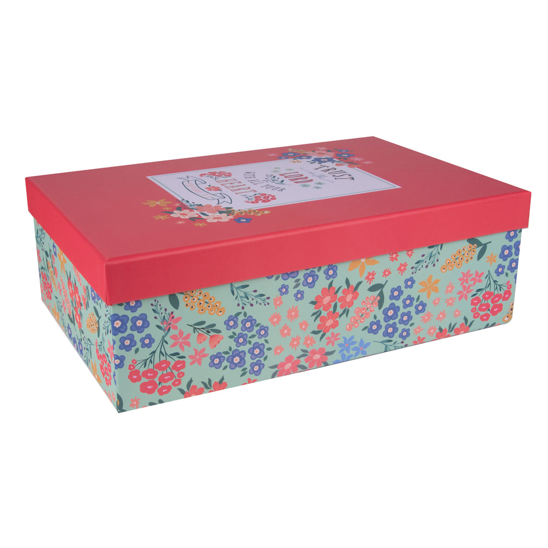 Trust in the Lord with All Your Heart Small Stackable Gift Box