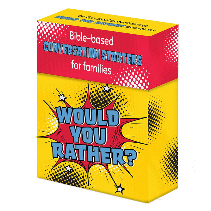 Would You Rather?: Bible-Based Conversation Starters for Families Boxed Cards