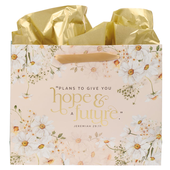 I Know the Plans Large Landscape Gift Bag with Card