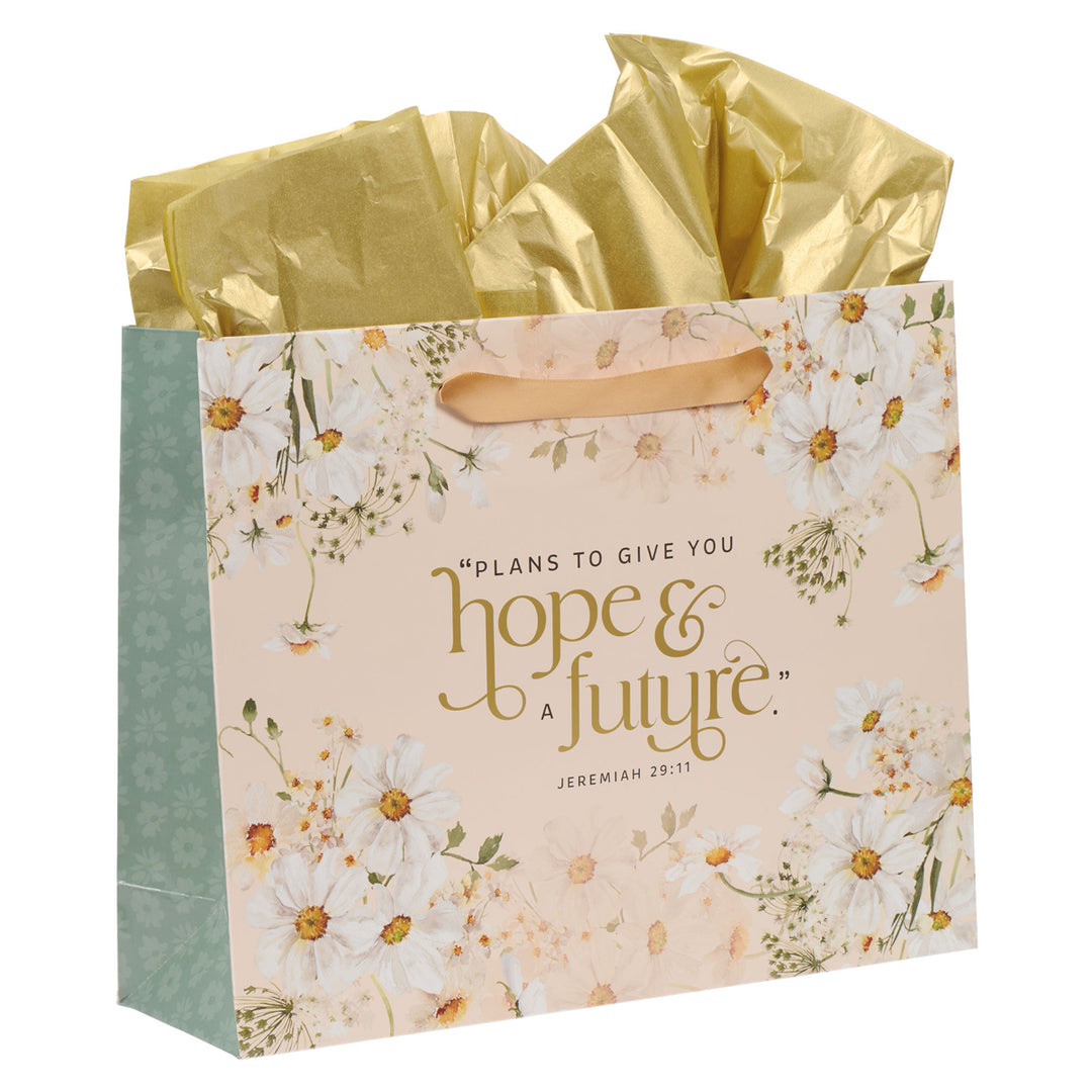 I Know the Plans Large Landscape Gift Bag with Card