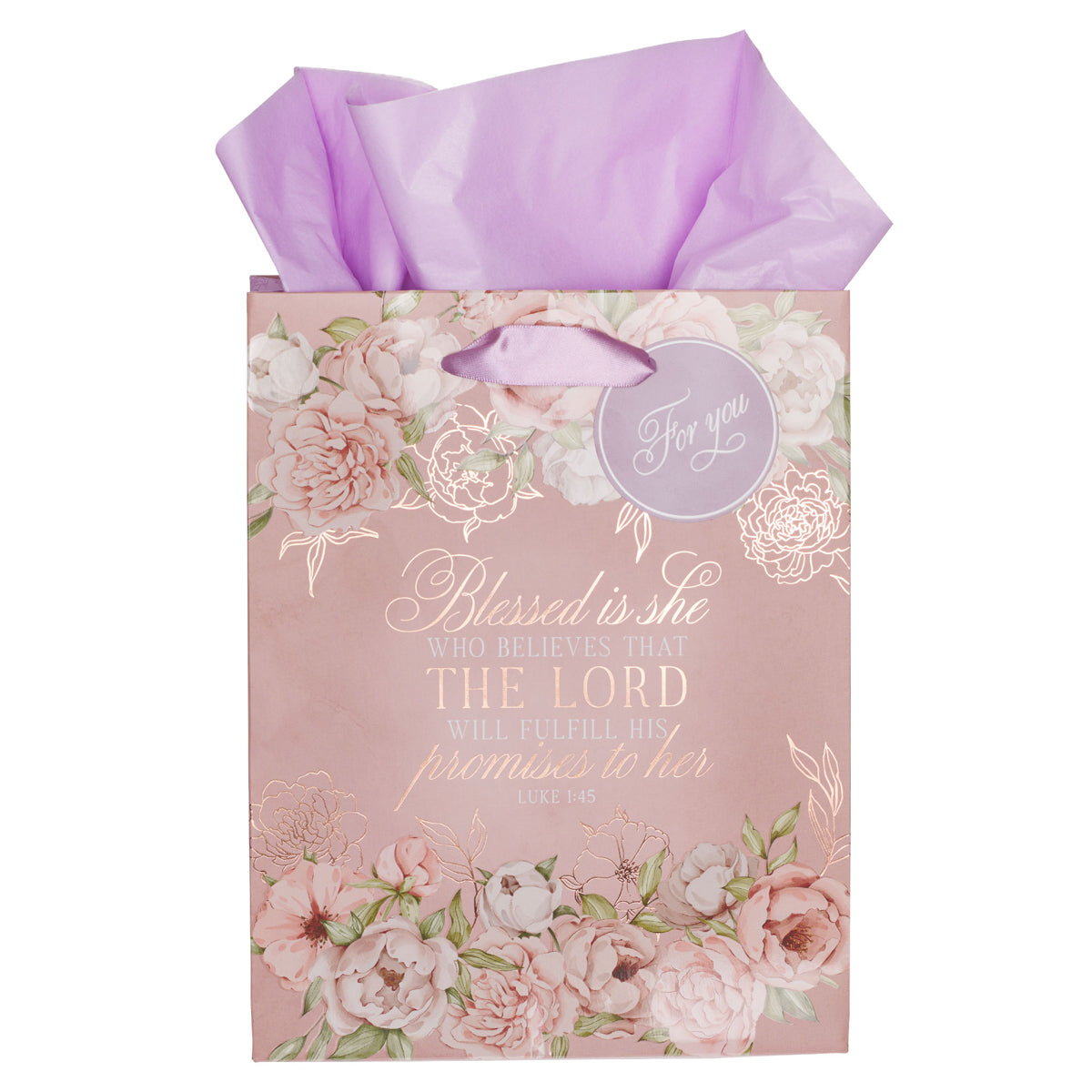Blessed Is She Medium Gift Bag with Gift Tag