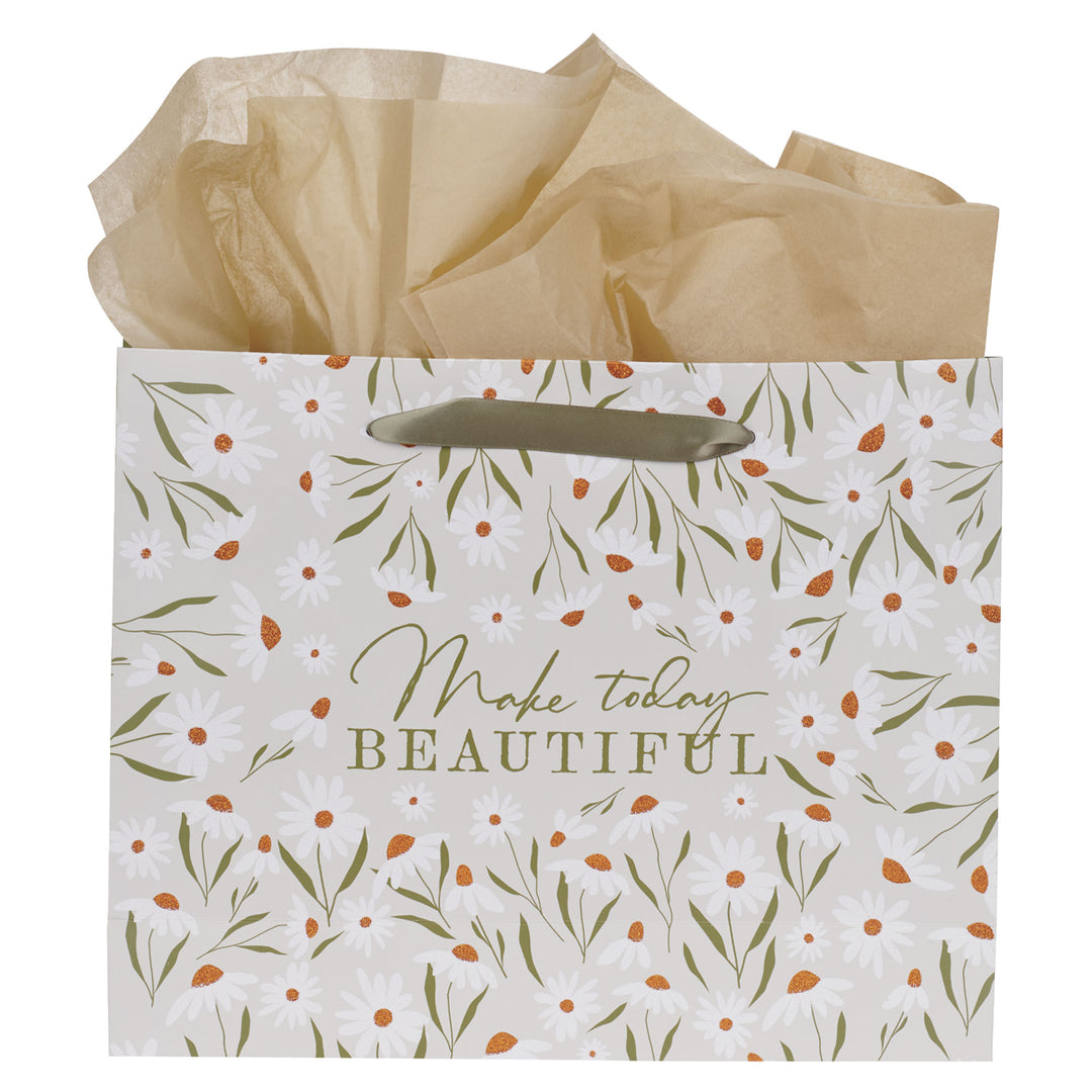 Make Today Beautiful Large Landscape Gift Bag with Card