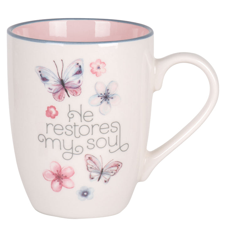 He Restores my Soul Ceramic Mug