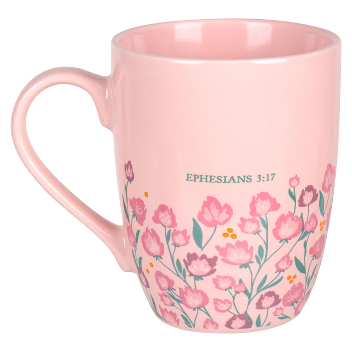 Established in Love Pink Ceramic Mug