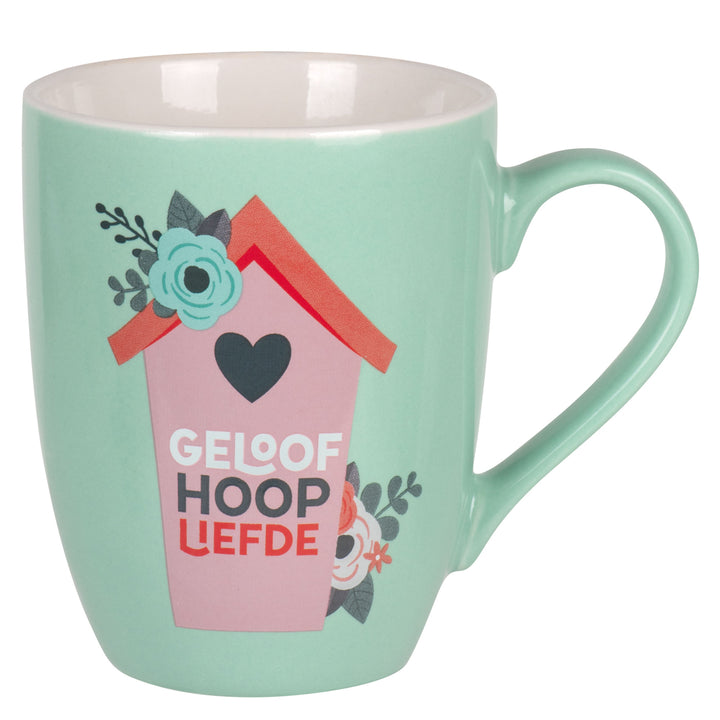 Geloof Hoop Liefde Afrikaans Ceramic Mug