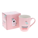 Geloof Hoop Liefde Afrikaans Pink Ceramic Mug