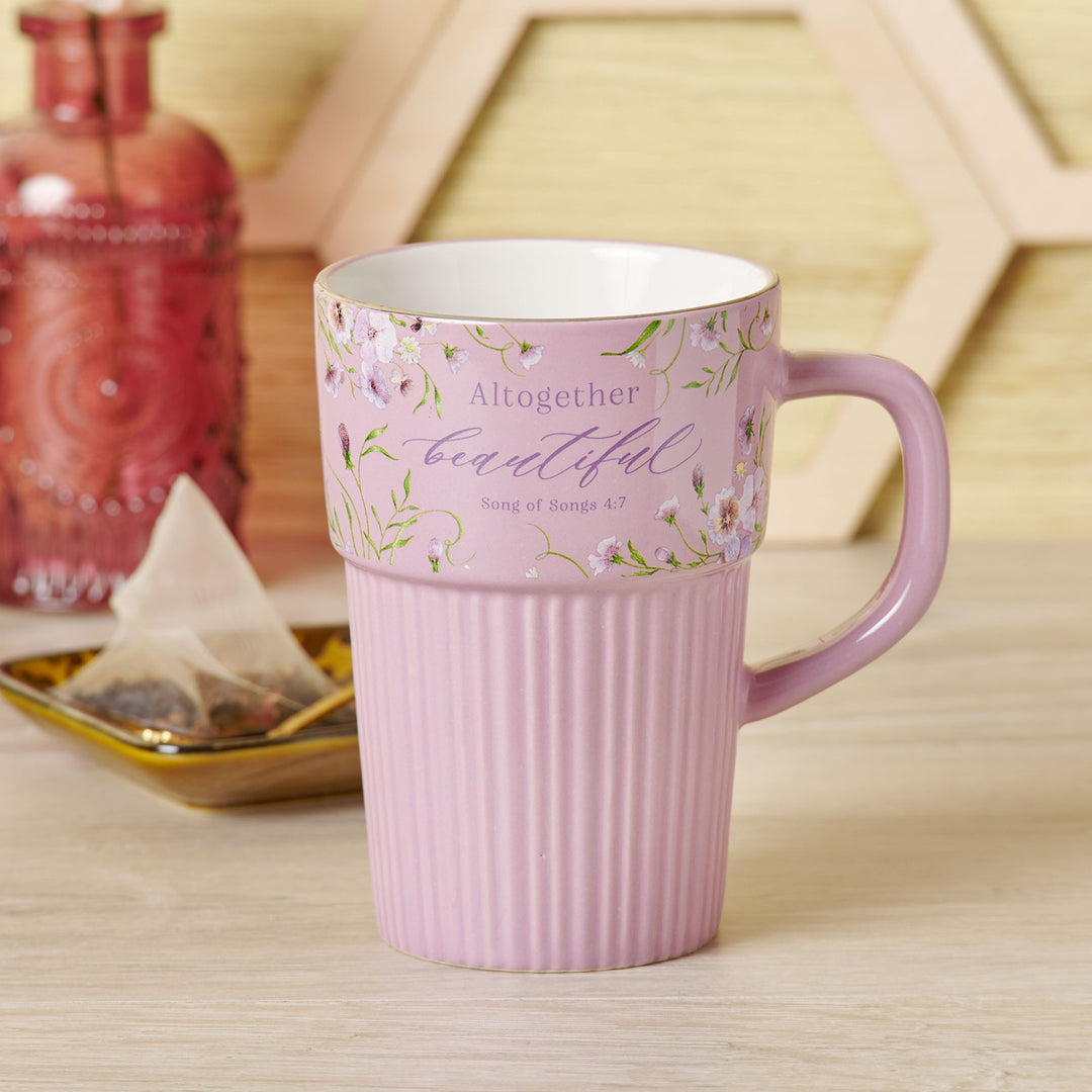 Altogether Beautiful Purple Ceramic Mug