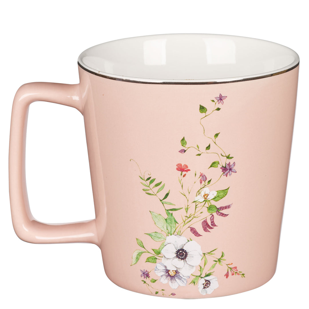 Serenity Prayer Pink Ceramic Mug