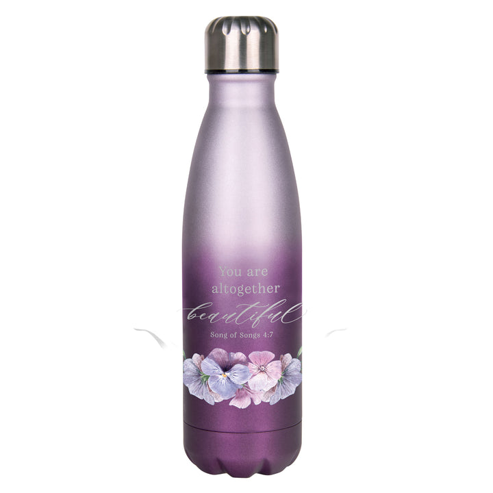 You Are Altogether Beautiful Stainless Purple Steel Water Bottle