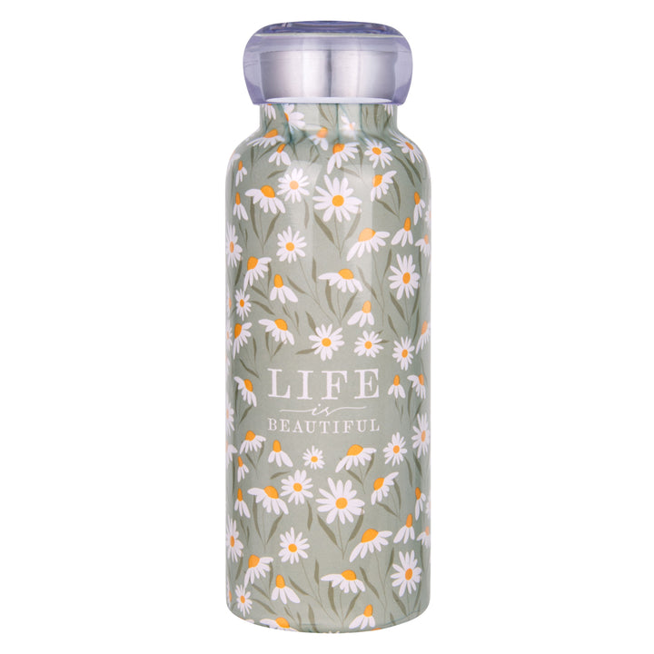 Life Is Beautiful Stainless Steel Water Bottle