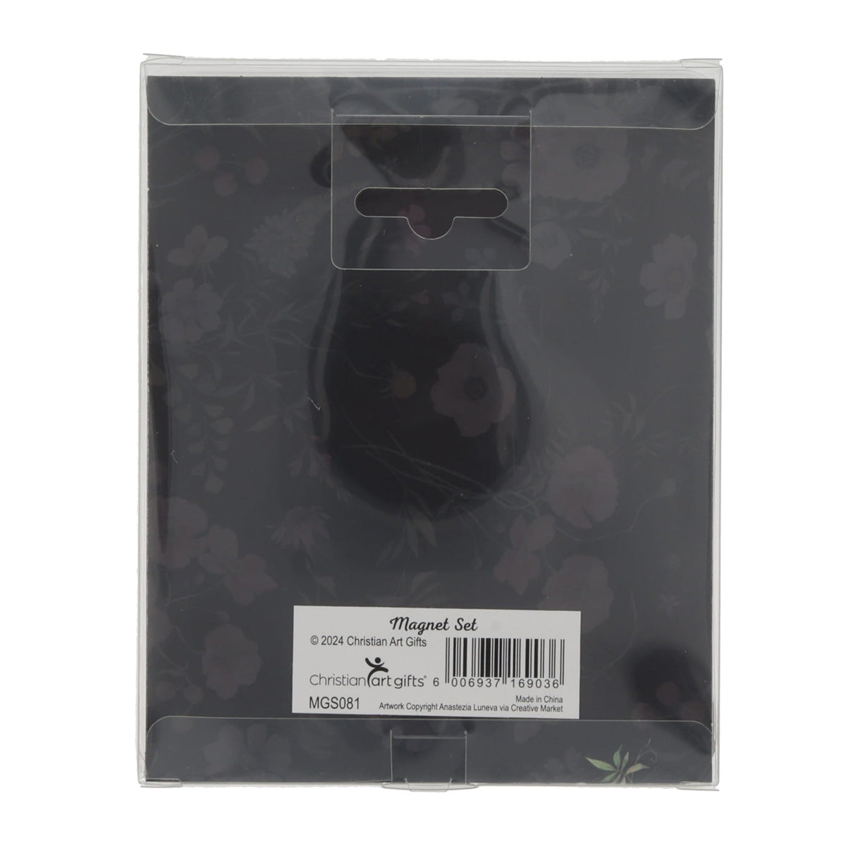 Serenity Prayer Four-Piece Glass Magnetic Set