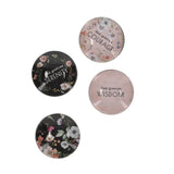 Serenity Prayer Four-Piece Glass Magnetic Set