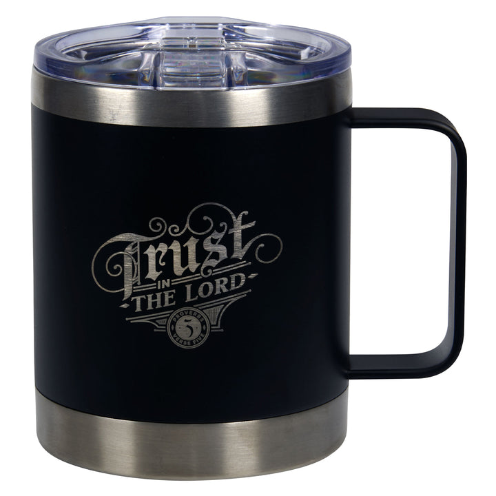 Trust in the Lord Stainless Steel Camp Style Mug