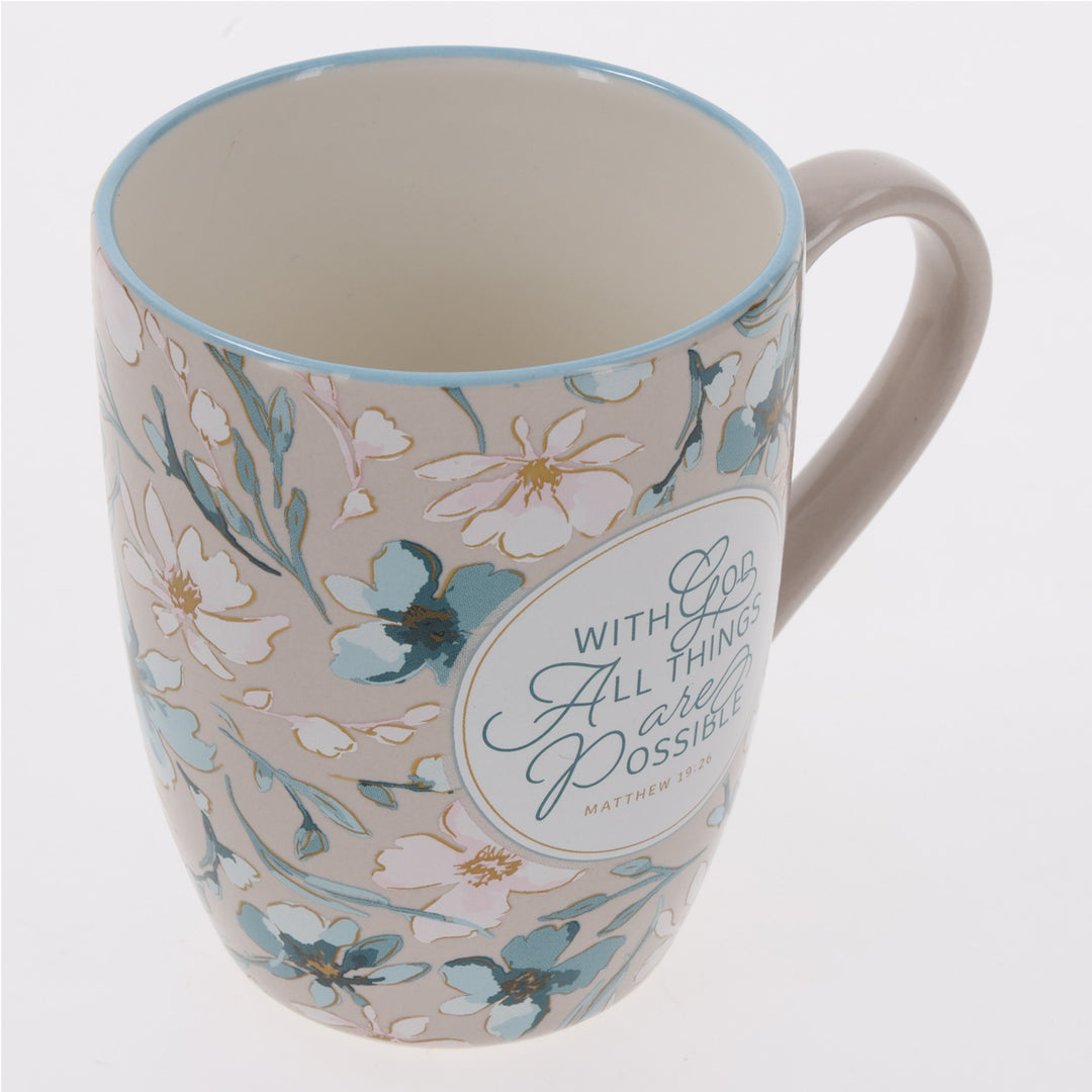 With God All Things Are Possible Ceramic Mug