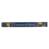 Goodness & Mercy Floral Blue Magnetic Strip