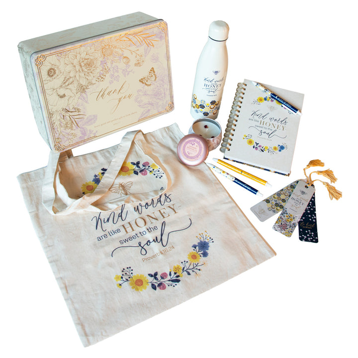 Gift Box - Floral Honey Bee Cream Gift Set for Women