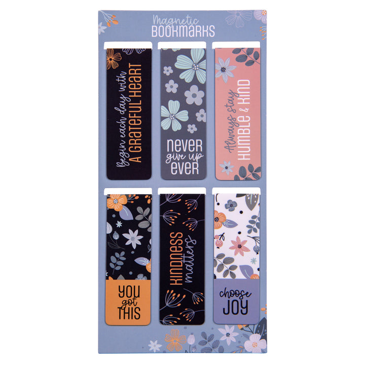 A Grateful Heart Six-Piece Magnetic Bookmark Set