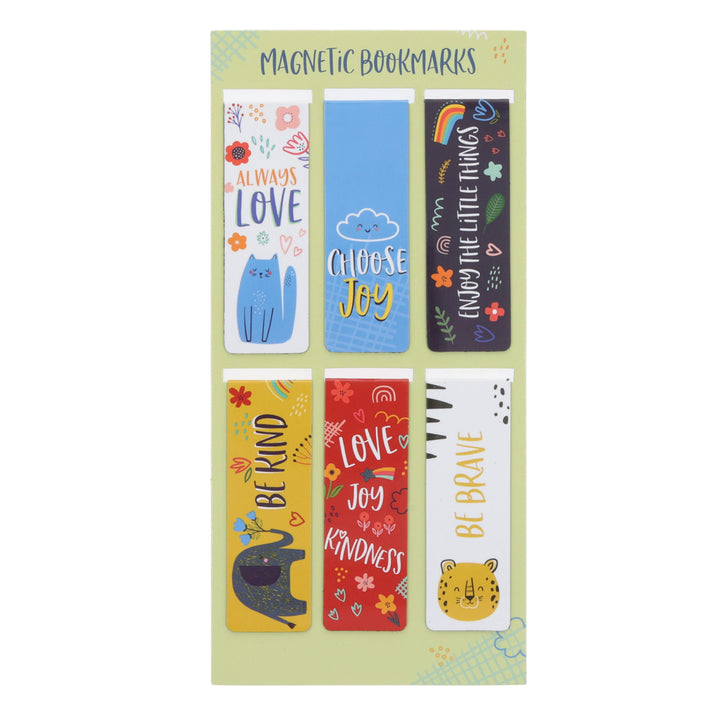 Always Love Six-Piece Magnetic Bookmark Set