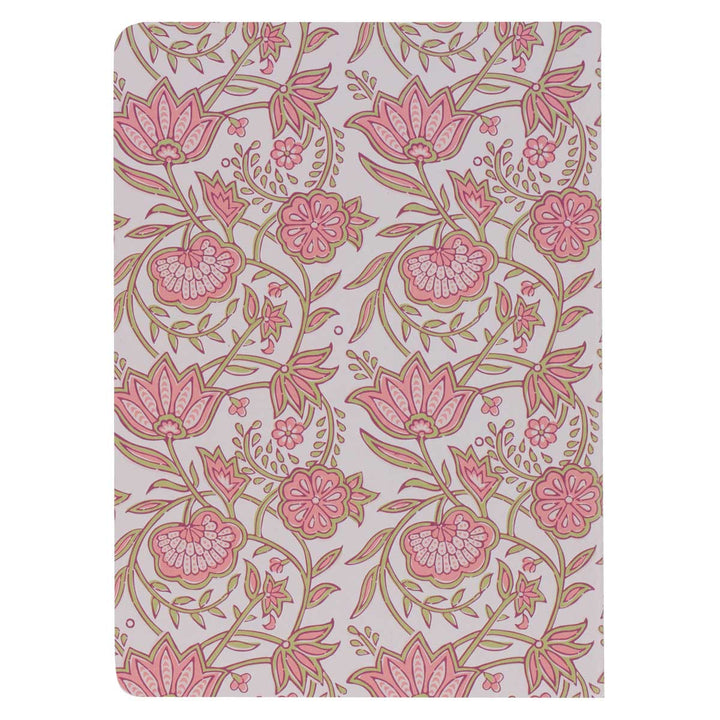 Be Still & Know Pink Floral Notebook