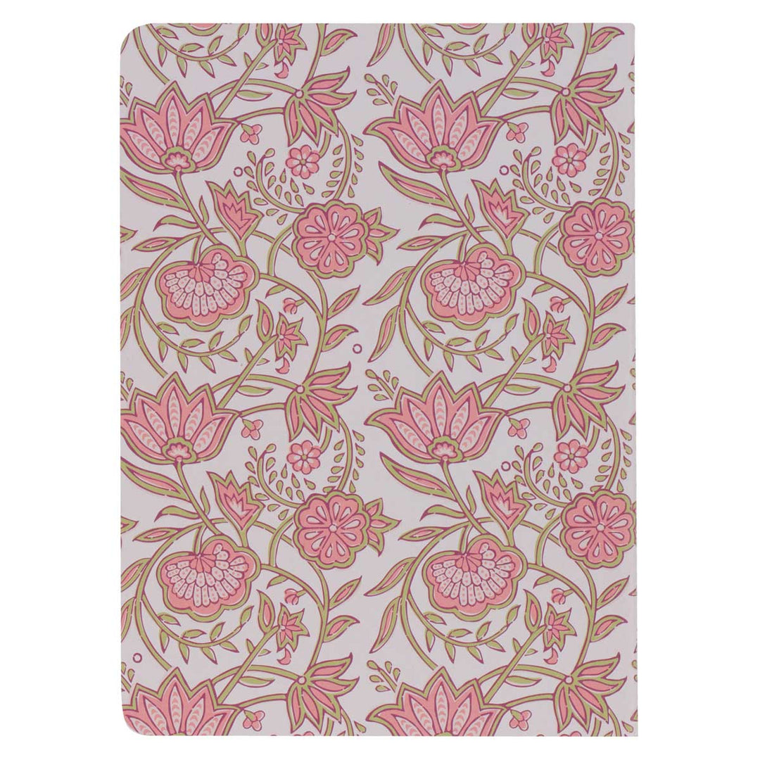 Be Still & Know Pink Floral Notebook