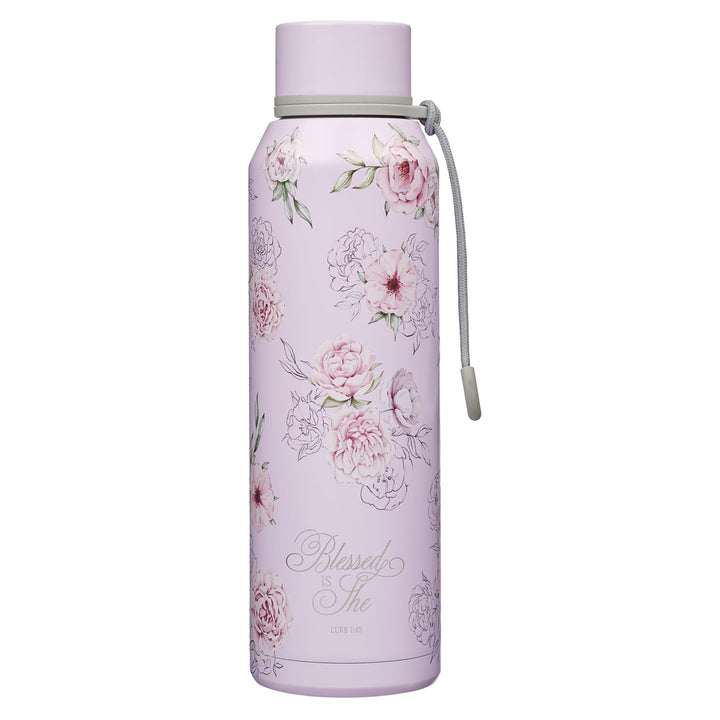 Blessed is She Purple Stainless Steel Water Bottle