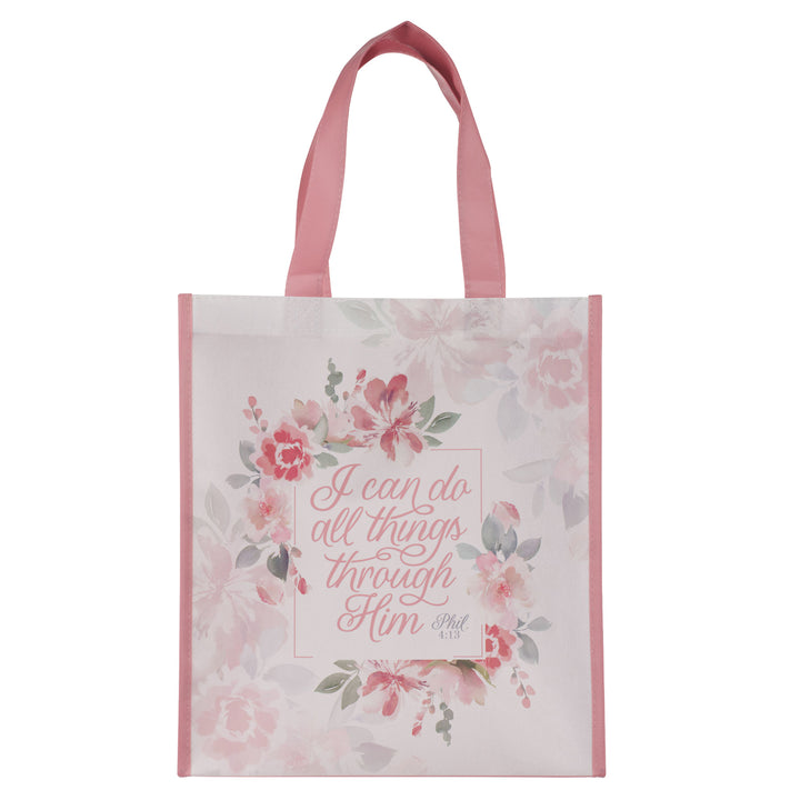 I Can Do All Things Through Him Non-Woven Tote Bag