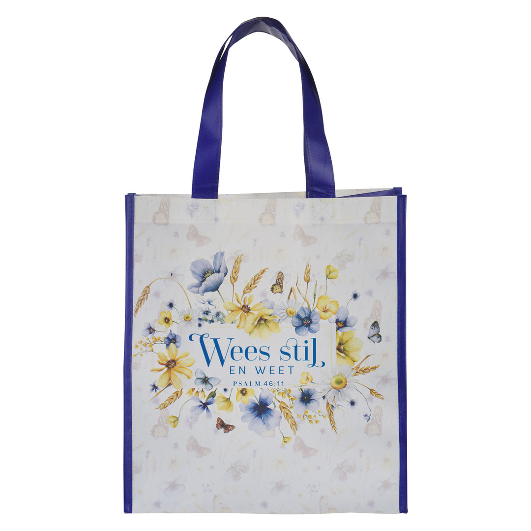 Wees Stil en Weet Afrikaans Non-Woven Tote Bag