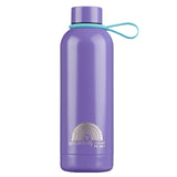 Wonderfully Made Purple Stainless Steel Water Bottle with Decorative Sticker Sheet