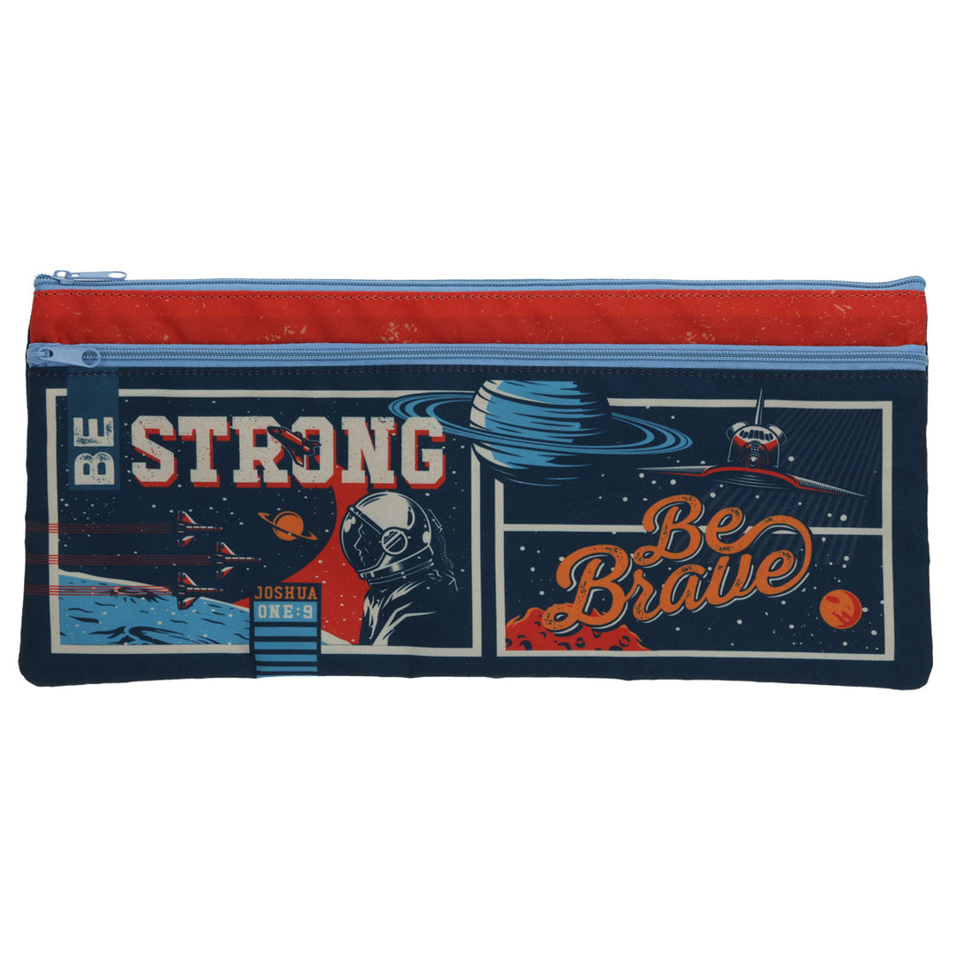 Be Strong Be Brave Canvas Pencil Case