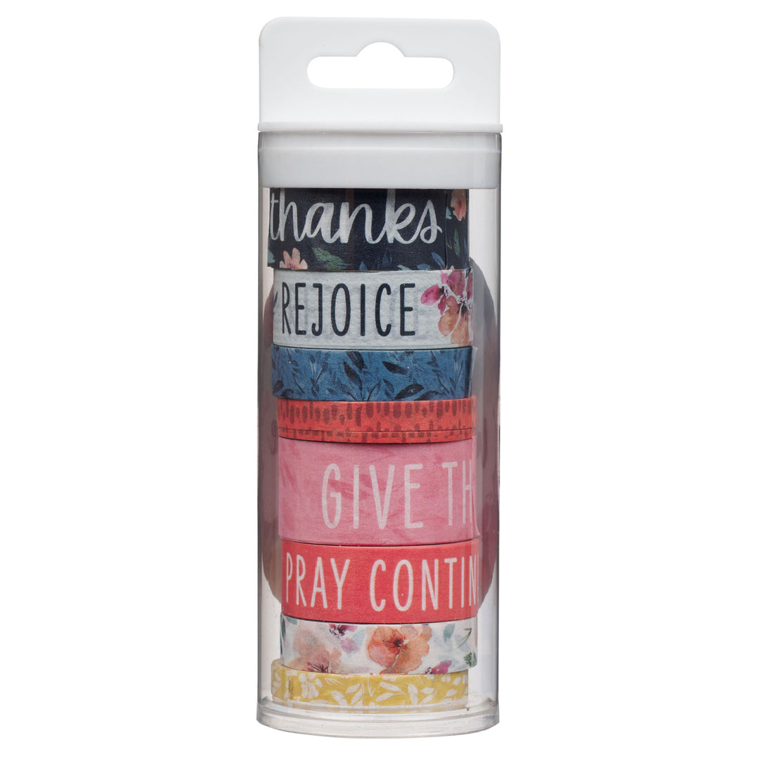 Rejoice Always Eight-Piece Washi Tape Set