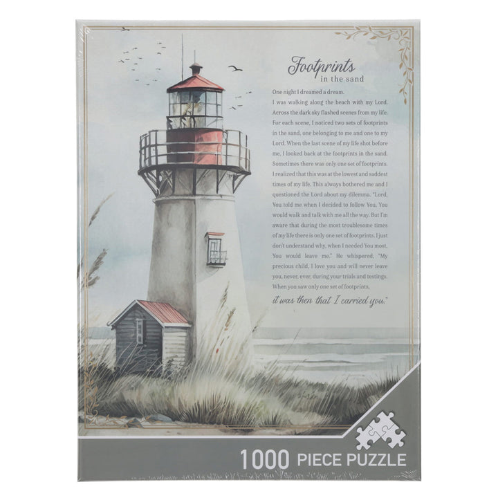 Footprints 1000 Piece Cardboard Puzzle