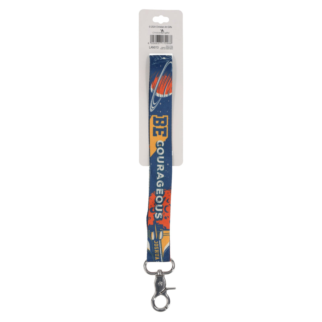 Be Strong and Courageous Lanyard