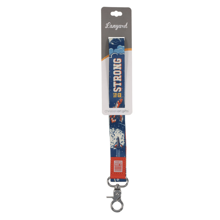 Be Strong and Courageous Lanyard