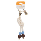 Footprints Key Ring with Rope