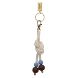 Footprints Key Ring with Rope